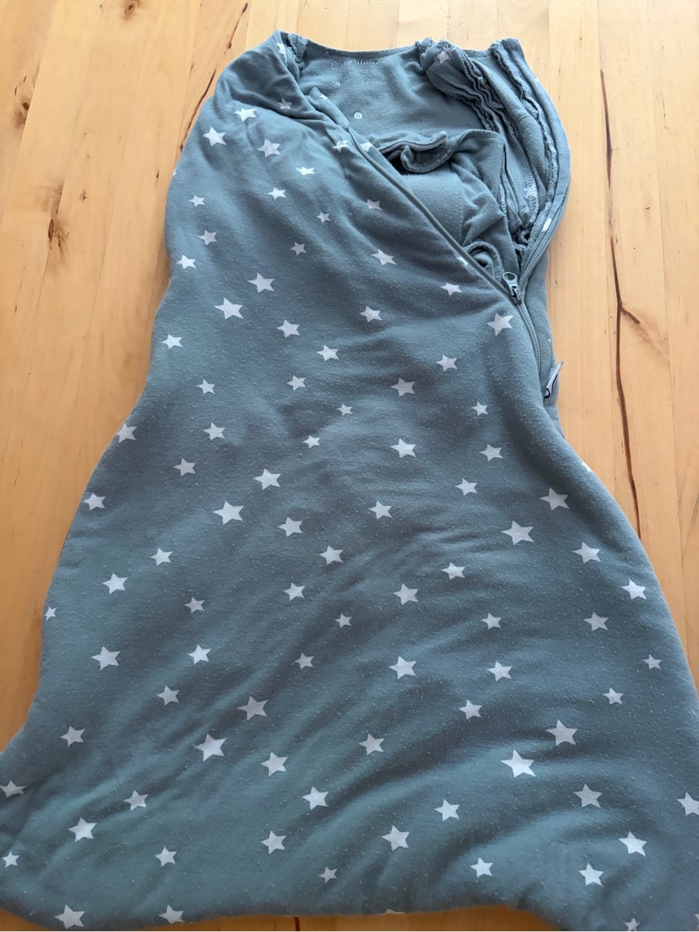Star-Print Teal Baby One-Piece Bodysuit